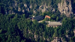 Blick auf die Basteifelsen
