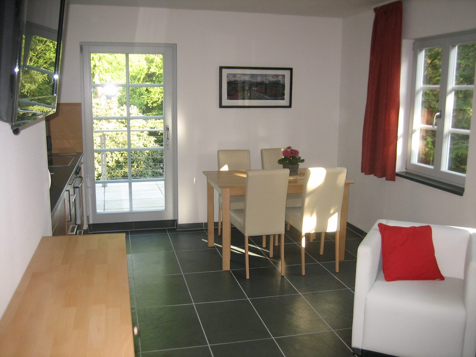 Schlafzimmer mit Doppelbett