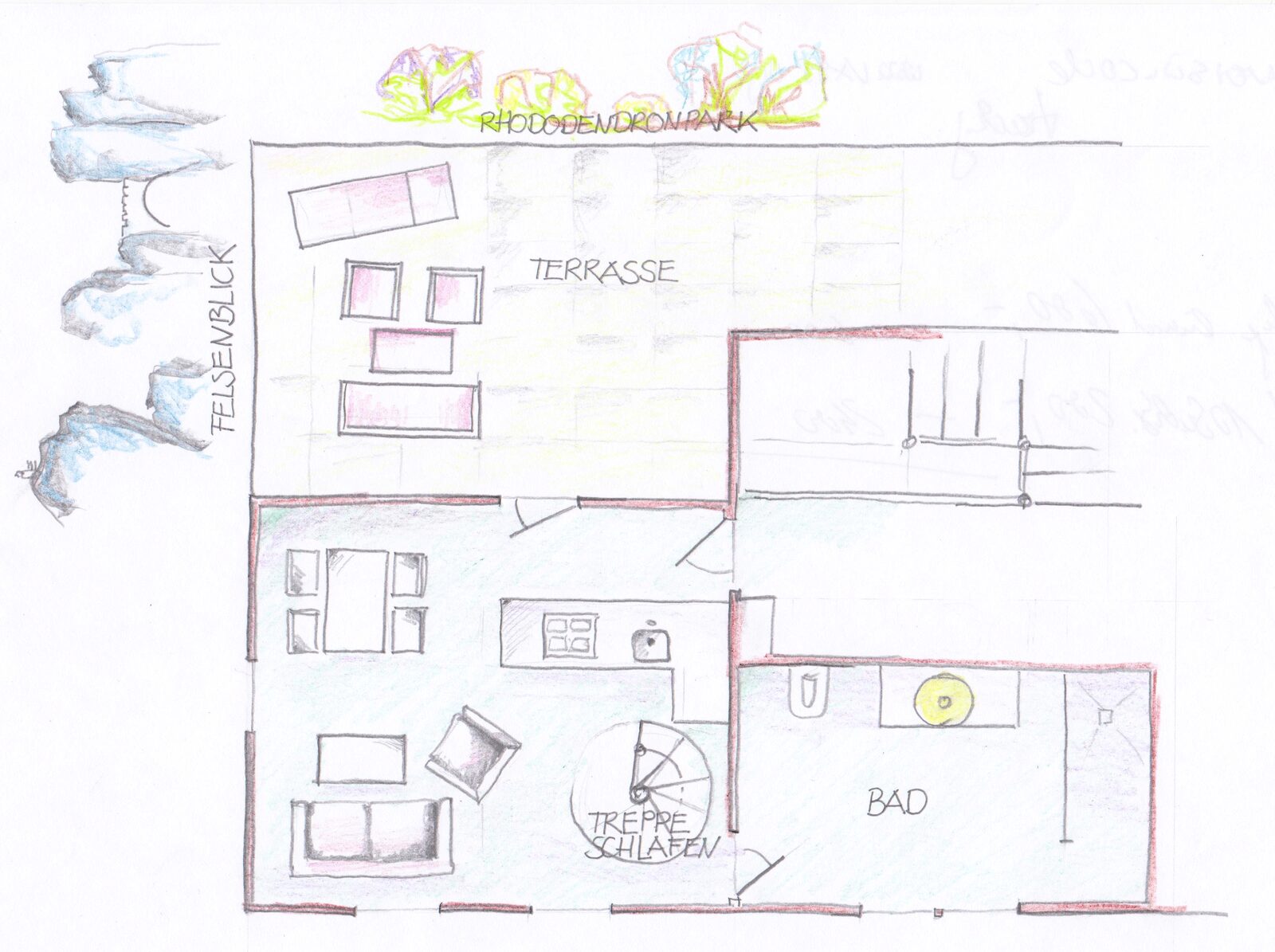 Grundriss der Wohnung 4