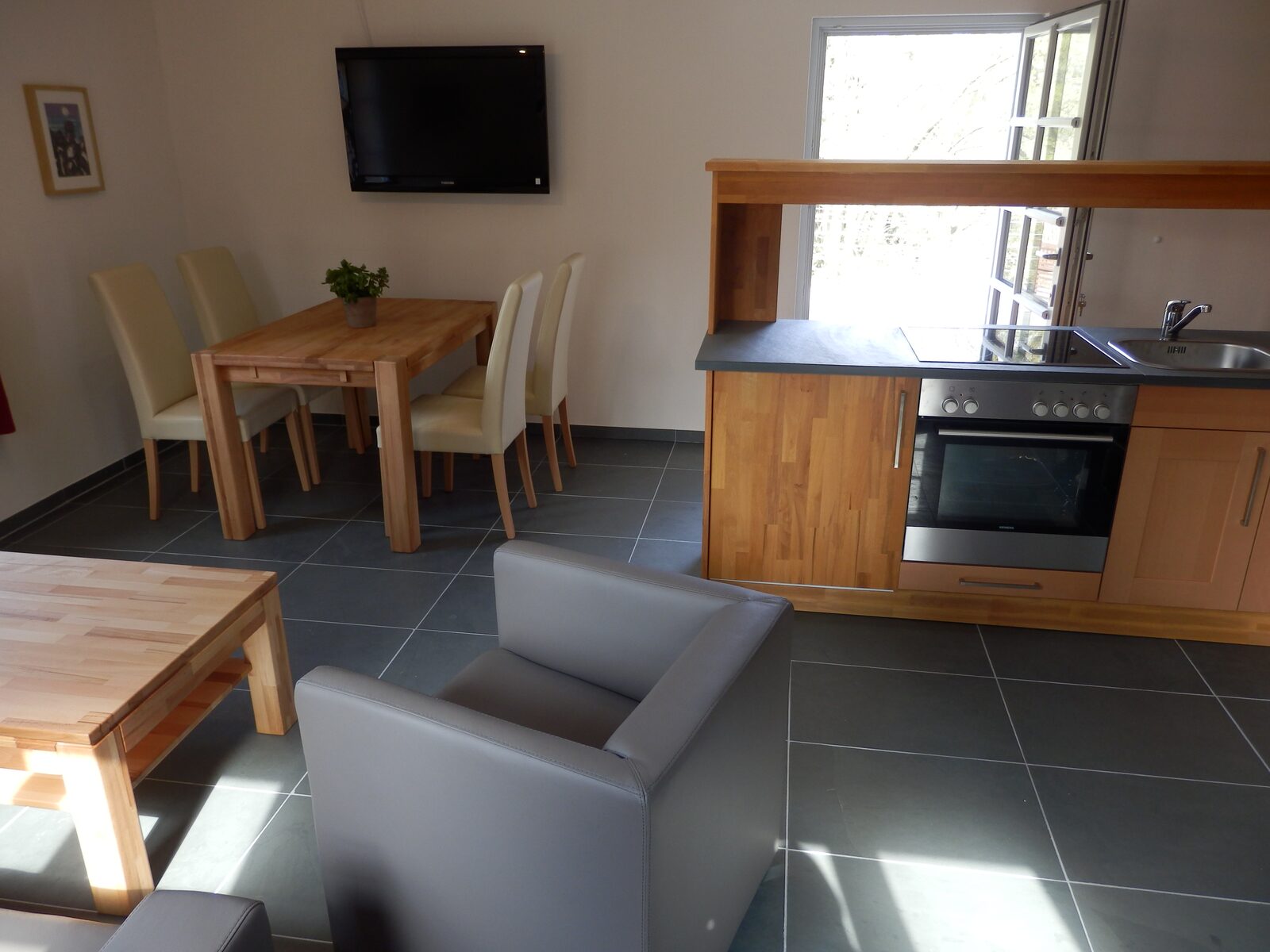 Terrasse der Wohnung 4